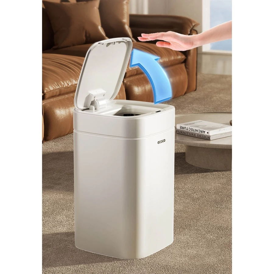 Thùng Rác ECOCO Cảm Ứng Thông Minh 12L Tiện Lợi