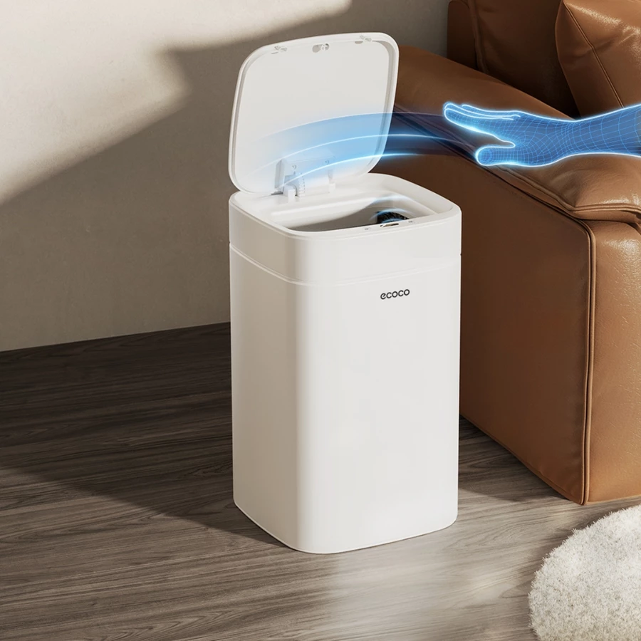 Thùng Rác ECOCO Cảm Ứng Thông Minh 12L Tiện Lợi