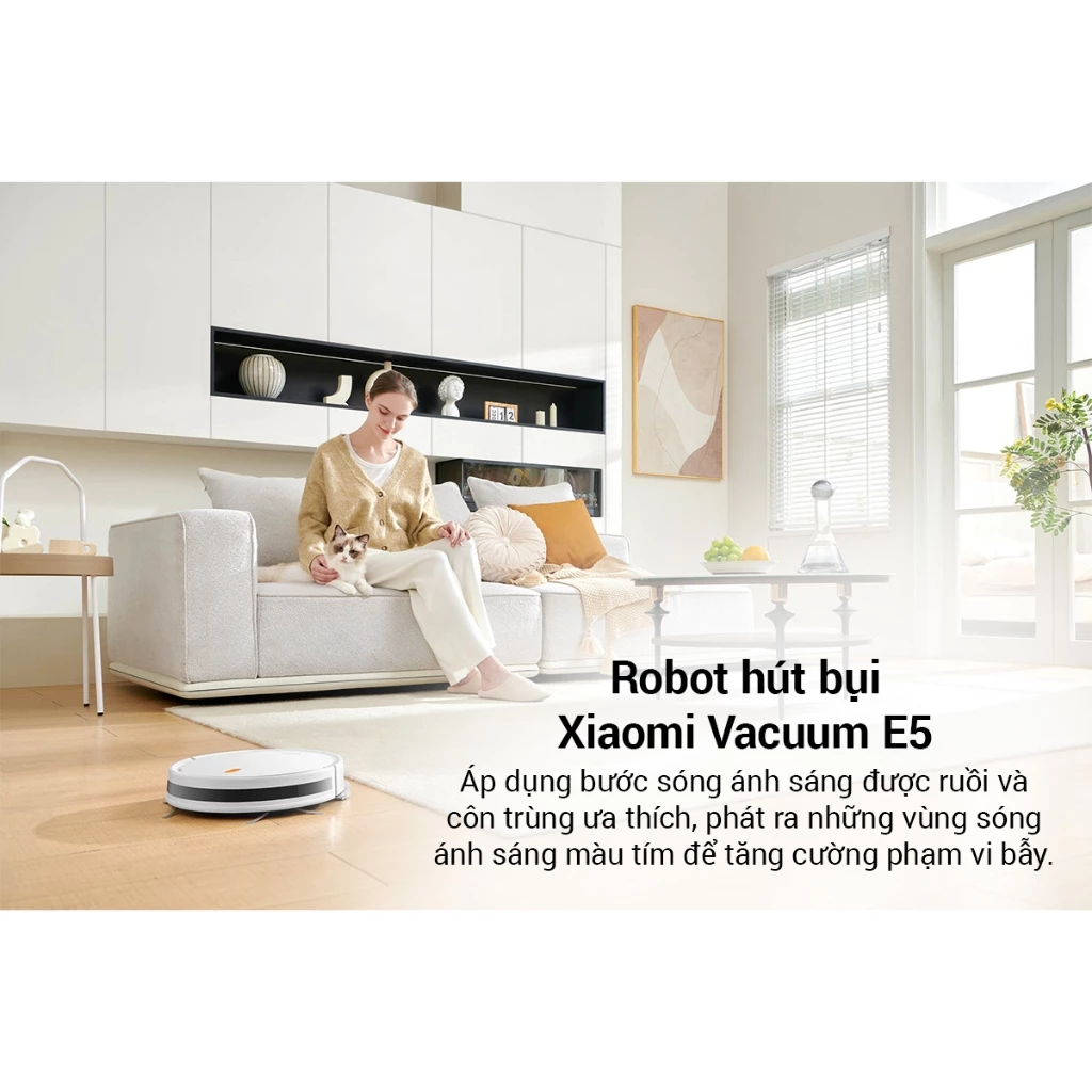 Robot Hút Bụi Lau Nhà Xiaomi Vacuum E5