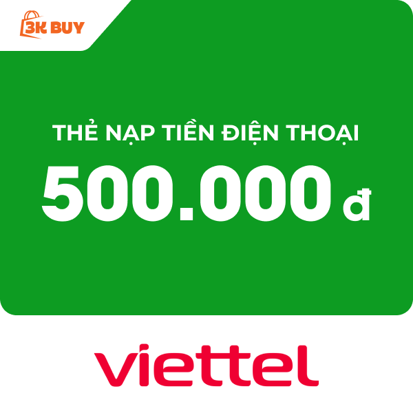 Thẻ cào điện thoại 500,000 VNĐ
