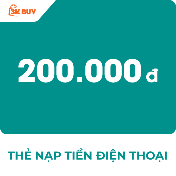 Thẻ cào điện thoại 200,000 VNĐ