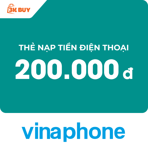Thẻ cào điện thoại 200,000 VNĐ