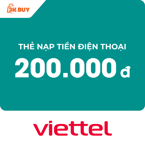 Thẻ cào điện thoại 200,000 VNĐ