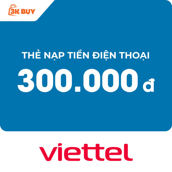 Thẻ cào điện thoại 300,000 VNĐ