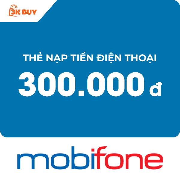 Thẻ cào điện thoại 300,000 VNĐ