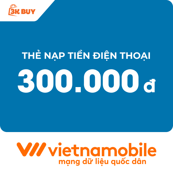 Thẻ cào điện thoại 300,000 VNĐ