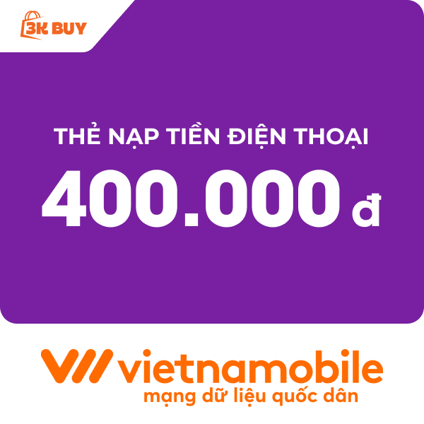 Thẻ cào điện thoại 400,000 VNĐ