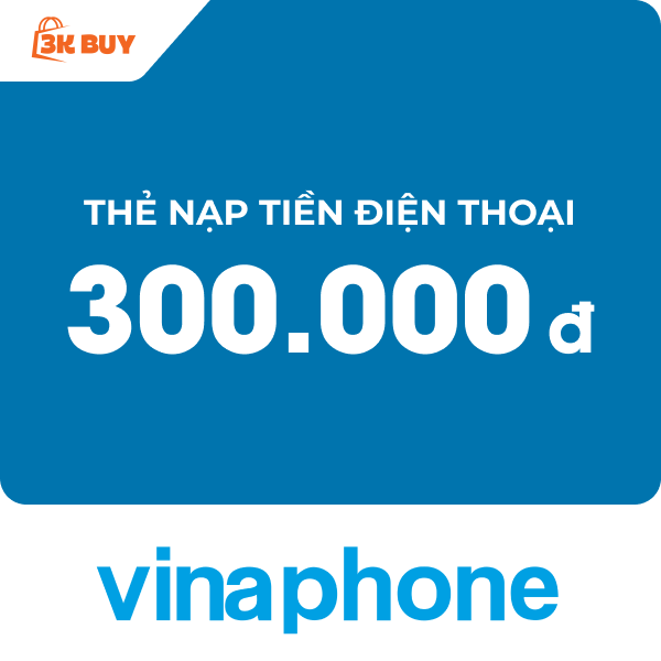 Thẻ cào điện thoại 300,000 VNĐ