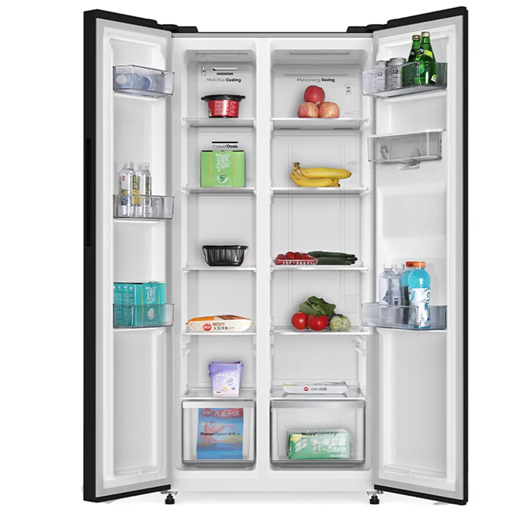 Tủ lạnh side by side CASPER Inverter 458lít RS-460PBW màu đen